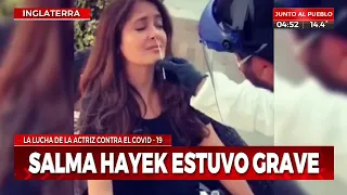 Salma Hayek, un mes con respirador y aislada en su casa