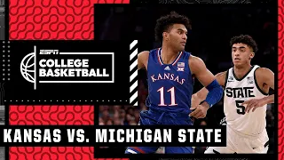 Kansas Jayhawks at Michigan State Spartans | Full Game Highlights