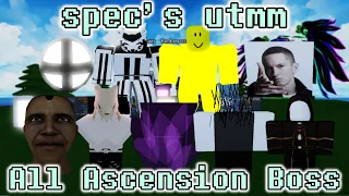 spec's utmm：All Ascension Bosses battle [アンダーテール/ロブロックス]