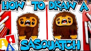 How To Draw A Funny Sasquatch