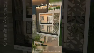 25x50 Feet House Design with Office in Noida #housedesign #shorts #home