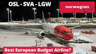 Best Budget Airline in Europe? Norwegian Trip Report | Oslo to London via Stavanger | 737-800