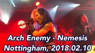 Arch Enemy - Nemesis - Rock City - Nottingham, UK 2018 02 10 LIVE 4K