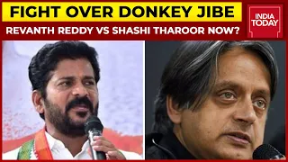 Telangana Congress Chief Revanth Redddy Calls Shashi Tharoor A 'Donkey', Later Issues Apology