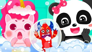 Yuk Bayi Unicorn Cepat Mandilah | Lagu Manda Anak | Lagu Anak-anak | BabyBus Bahasa Indonesia