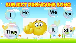 Subject Pronouns Song I Pronouns song I Kids English Grammar Song