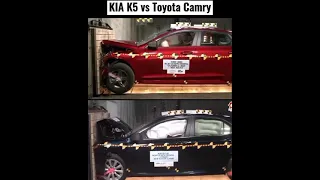 KIA k5 vs Toyota Camery Crash test😱 |which one is best?|