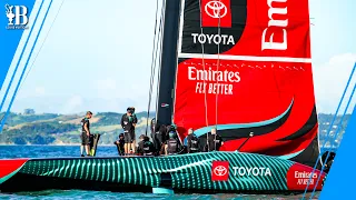 FIRST TO SAIL THE NEW AC75! | Day Summary - 12th April | America's Cup