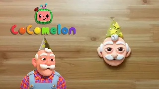 cocomelon happy new year grandpa  clay cracking making 2 코코멜론 새해 할아버지 클레이로 만들기 2