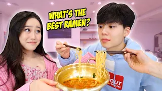 We Ranked All The Ramen In My RAMEN PANTRY!