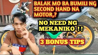 TIPS SA PAGBILI NG SECOND HAND NA MOTOR 2021