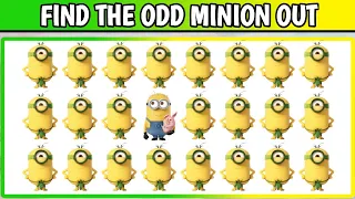 FIND THE ODD ONE OUT – ODD ONES OUT MINIONS BANANA |  MINION ODD ONES OUT #puzzle 23 – NooB iQ