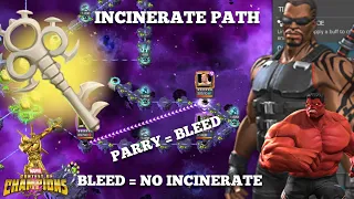 Incinerate Path Hades Invasions Legendary Blade Boss Red Hulk | Mcoc | Marvel Contest of Champions