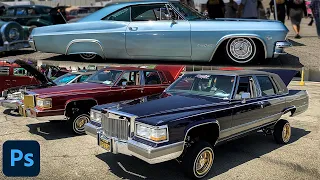 Car Show in the San Fernando Valley ft. Lowriders / Custom Classics & More | Editing Photos 8/21/22