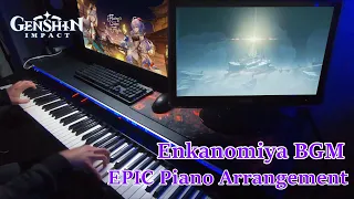 Genshin Impact/Enkanomiya EPIC BGM (2.4 "Fleeting Colors in Flight" Part 2) Piano Arrangement