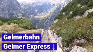 Gelmer Funicular Express Gelmerbahn Express 😊 ⬇️