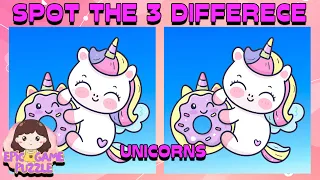 Can You Spot the Differences? Unicorns| find the difference hidden object for children | puzzle game