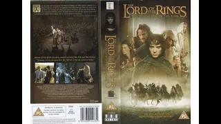 Original VHS Opening and Closing to Lord of the Rings The Fellowship of the Ring UK VHS Tape