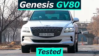 2021 Genesis GV80 SUV Road Test "Tested Key Features" [ENG]