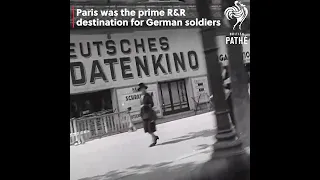 Inside Occupied Paris  #history #ww2 #war #interesting #shorts