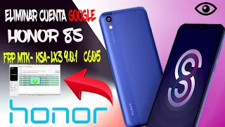 ❤️ CÓMO ELIMINAR CUENTA GOOGLE HONOR 8S HUAWEI FRP MTK- KSA-LX3 9.0.1(C605)SECURITY Método seguro