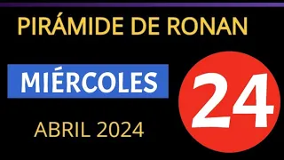 LOTERÍA PANAMA 💕PIRÁMIDE 💕DE RONAN 💕💕24 ABRIL💕💕 2024