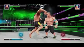 WWE Mayhem Gameplay | Versus Mode | Matt Riddle vs John Cena