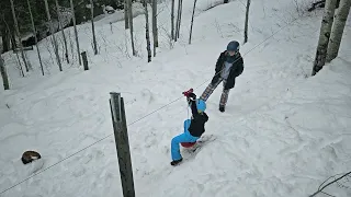 Zip-lining @ The Cabin