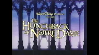 The Hunchback of Notre Dame - Sneak Peek #1 (November 22, 1995)