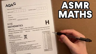 [ASMR] I Sat a GCSE Maths Exam!