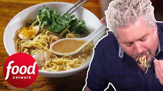 Guy Fieri Tries Best & TASTIEST Ramen Dishes | Diners, Drive-Ins & Dives