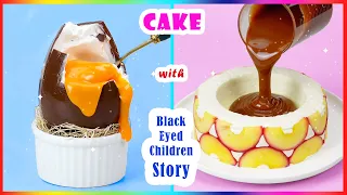 😵 Black Eyed Children 🌈 Top 10 Satisfying Chocolate Cake Decorating Storytime