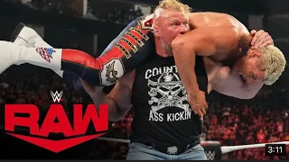 Brock lesnar unleashes a brutal beatdown on Cody Rhodes: Raw highlights, July 31, 2023