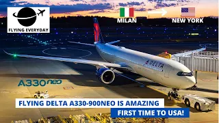 TRIP REPORT | DELTA AIRLINES A330-900neo  | ECONOMY CLASS | MILAN (MXP) - NEW YORK (JFK)