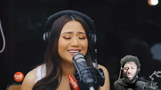 Morissette performs "Wishing Well" LIVE on Wish 107.5 Bus REACTION VIDEO #morissette