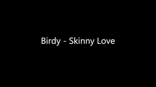 Birdy - Skinny Love - Backing Track