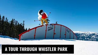 A Tour Through Whistler Terrain Park On Skis