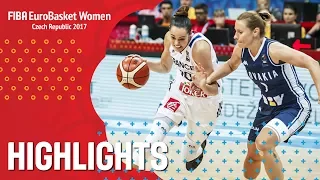 France v Slovak Republic - Highlights - Quarter-Finals - FIBA EuroBasket Women 2017