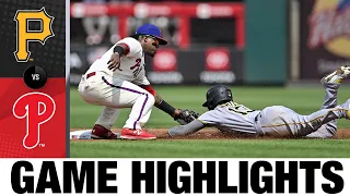 Pirates vs. Phillies Game Highlights (8/28/22) | MLB Highlights