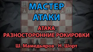 Атака, разносторонние рокировки. Мамедьяров – Шорт. Отказанный ферзевый гамбит. Система Тартаковера