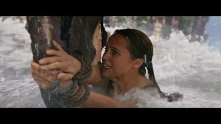 Waterfall scene - Tomb Raider (2018)