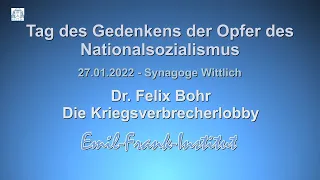 Dr Felix Bohr   Die Kriegsverbrecherlobby