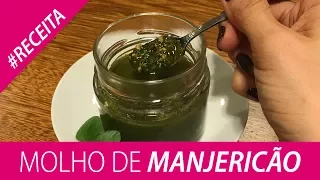 RECEITA #001 - Molho Pesto de Manjericão Saudável (Vegano)