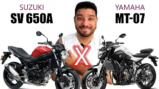 Suzuki SV650 A versus Yamaha MT 07