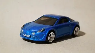 Hot Wheels. 2019 Alpine A110. Custom. Replacing the wheels.