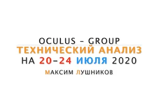 Технический обзор рынка Форекс на неделю: 20 - 24 июля 2020 | Максим Лушников