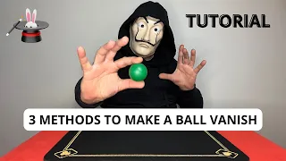 3 METHODS TO MAKE A BALL VANISH [MAGIC TRICK TUTORIAL] #tricks #magic #trending #viral #trend