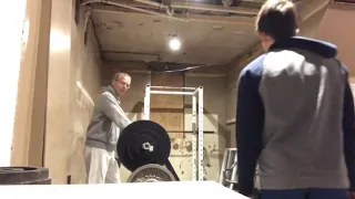 13 year old tries to bench press 200 pounds!