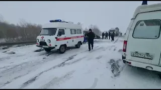 Смертельное ДТП на федеральной трассе Р-22 "Каспий": пять человек пострадали и двое погибли