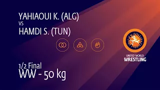 1/2 WW - 50 kg: K. YAHIAOUI (ALG) v. S. HAMDI (TUN)